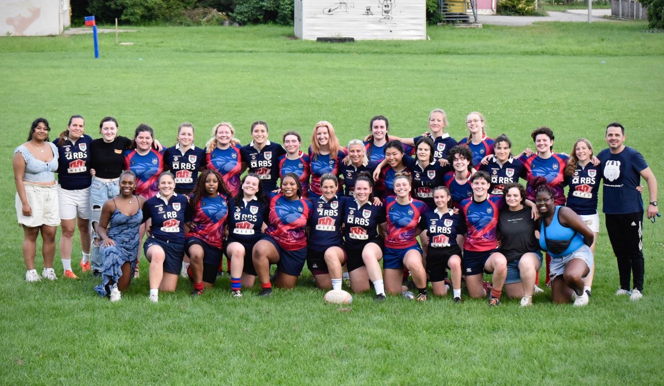 Angol csapat ellen győzött a Fehérvár Rugby Club-Medvék közös női csapata